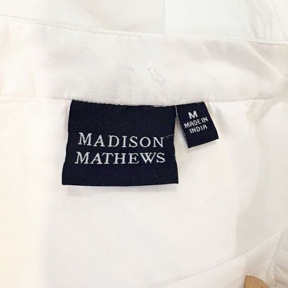 Madison Mathews Tie Dye Midi Dress 100% Cotton Kaftan - Picture 4 of 4